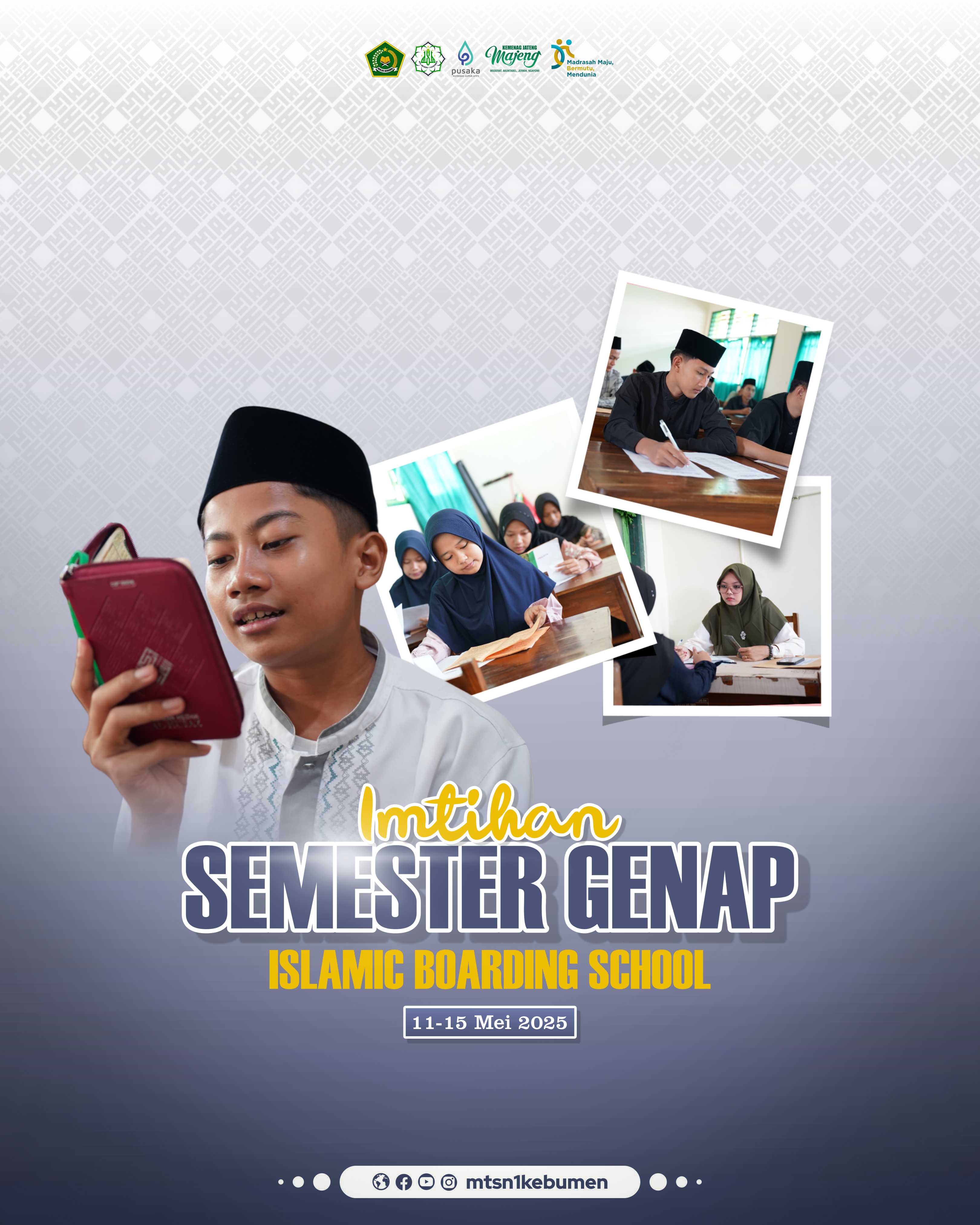 Gambar Santri IBS MTsN 1 Kebumen Hadapi Imtihan: Siap Uji Ilmu, Siap Menang Mental!